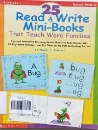 25 READ & WRITE MINI-BOOKS THAT TEACH WORD FAMILIES