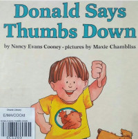 DONALD SAYS THUMBS DOWN