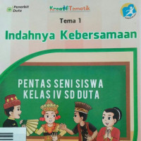 INDAHNYA KEBERSAMAAN TEMA 1 BUKU SISWA SD/MI KELAS IV