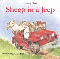 SHEEP IN A JEEP